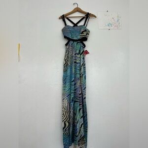 NWT ASOS Cut Out Maxi Dress